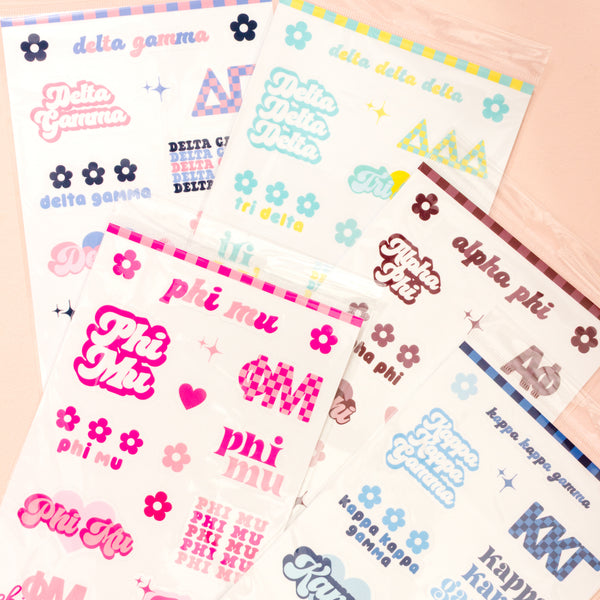 Alpha Delta Pi Sticker Sheet