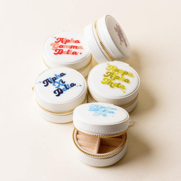Alpha Xi Delta Travel Jewelry Case