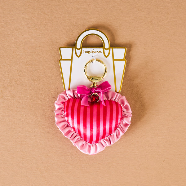 Heartthrob Puffy Heart Bag Charm