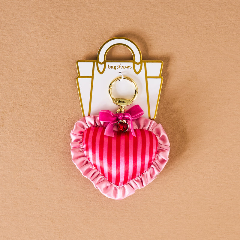 Heartthrob Puffy Heart Bag Charm