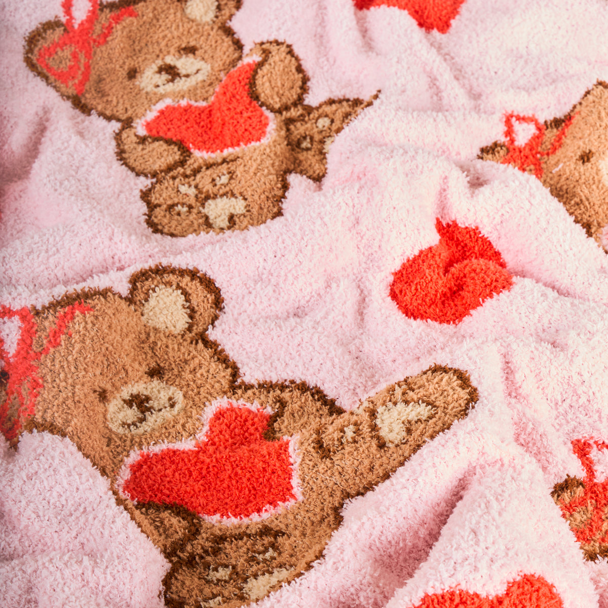 Teddy Bear Hugs Cozy Dreams Luxe Blanket