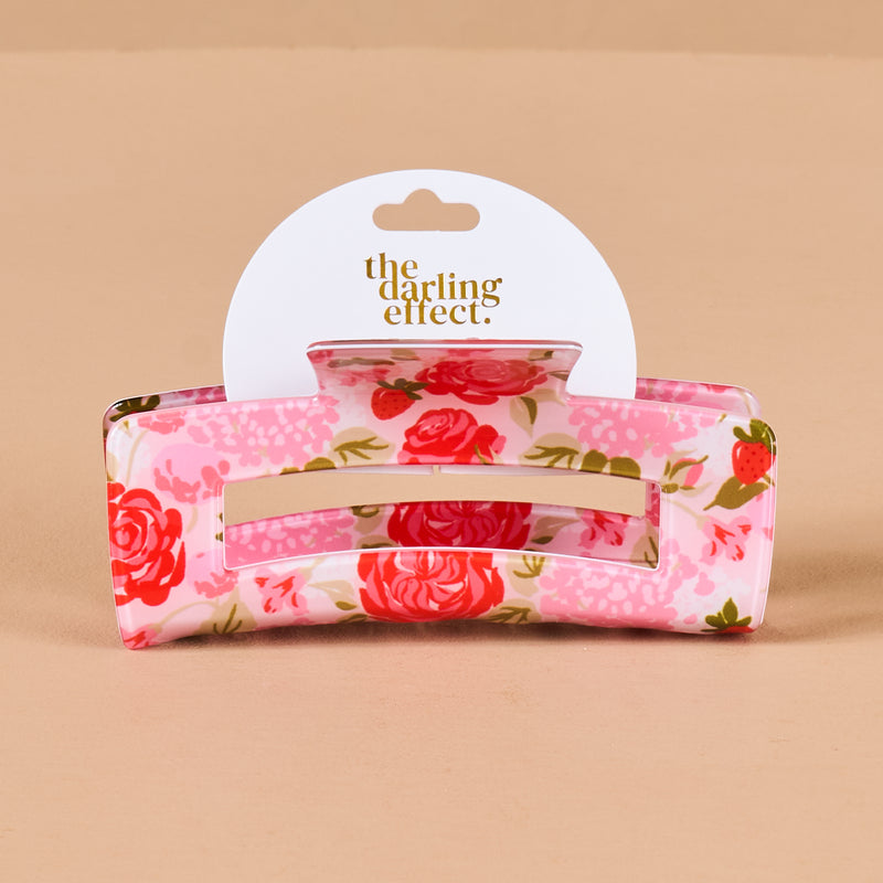 Rose Garden Claw Clip