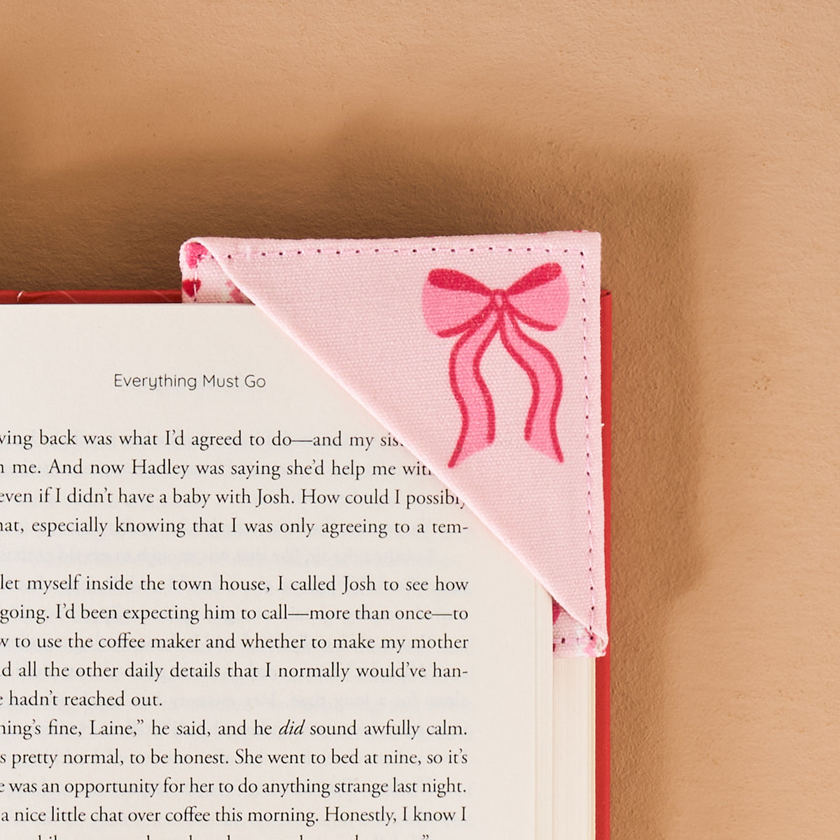 Oh So Lovely Corner Keeper Fabric Bookmark