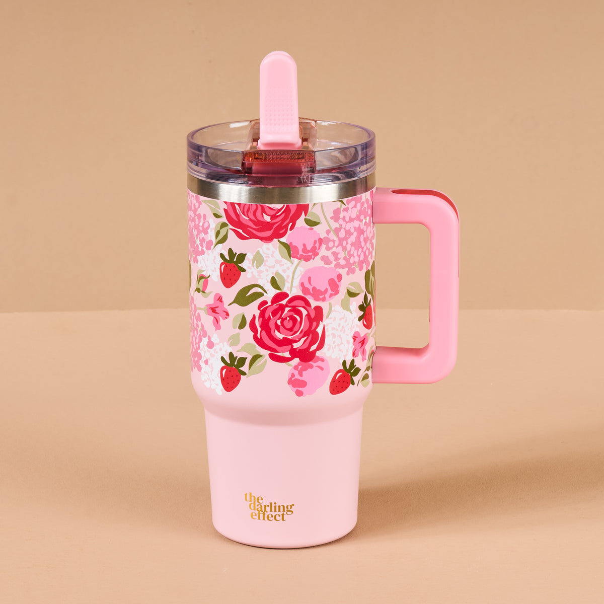 Rose Garden 20 oz Lifestyle Flip Straw Tumbler
