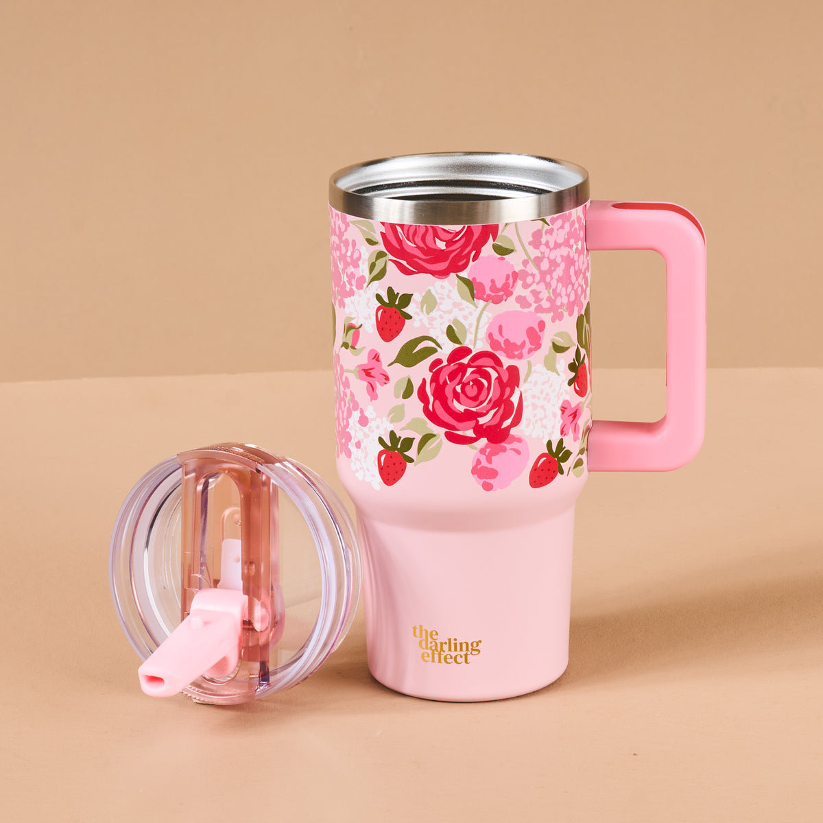 Rose Garden 20 oz Lifestyle Flip Straw Tumbler