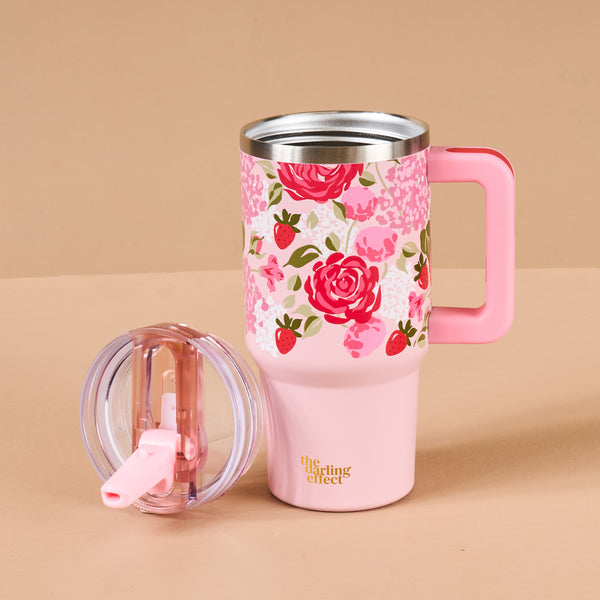 Rose Garden 20 oz Lifestyle Flip Straw Tumbler