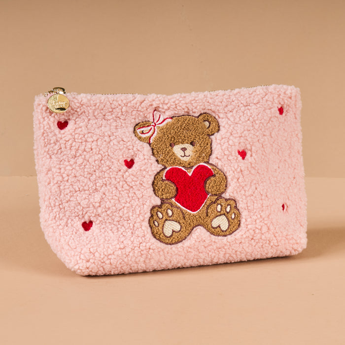 Teddy Bear Hugs Teddy Pouch