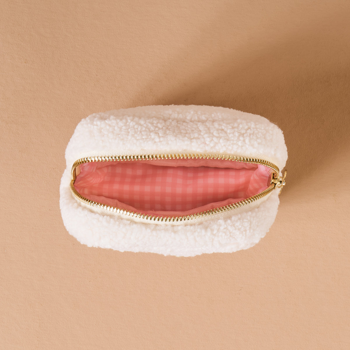 Square Lovely Bow Teddy Pouch