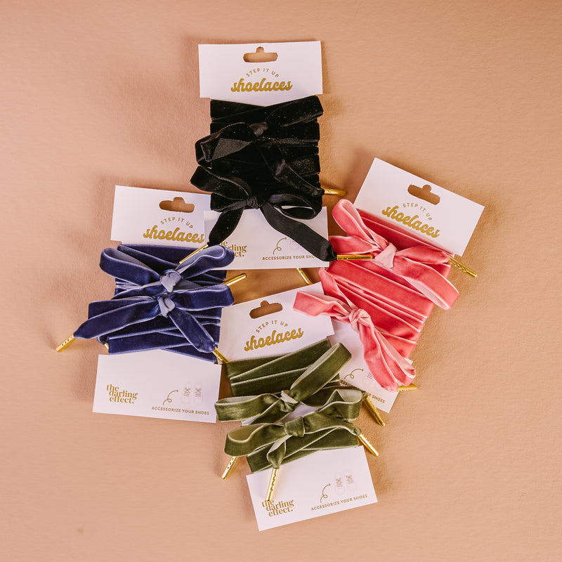 Velvet Rose Step It Up Shoelaces