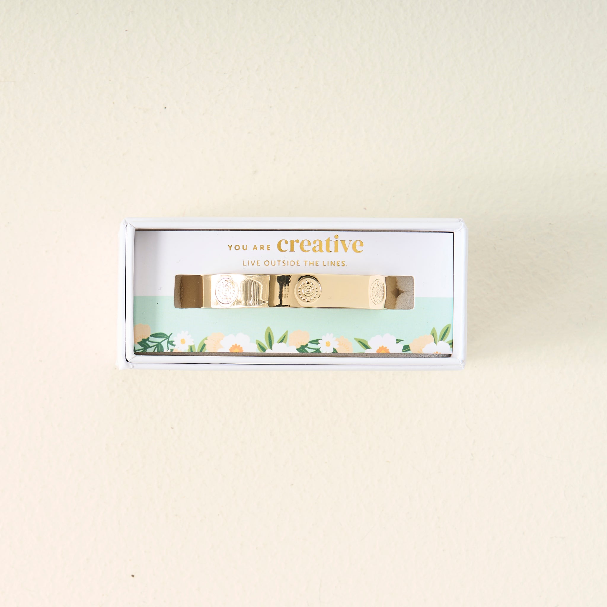 You Are Creative Trait Cuff Bracelet