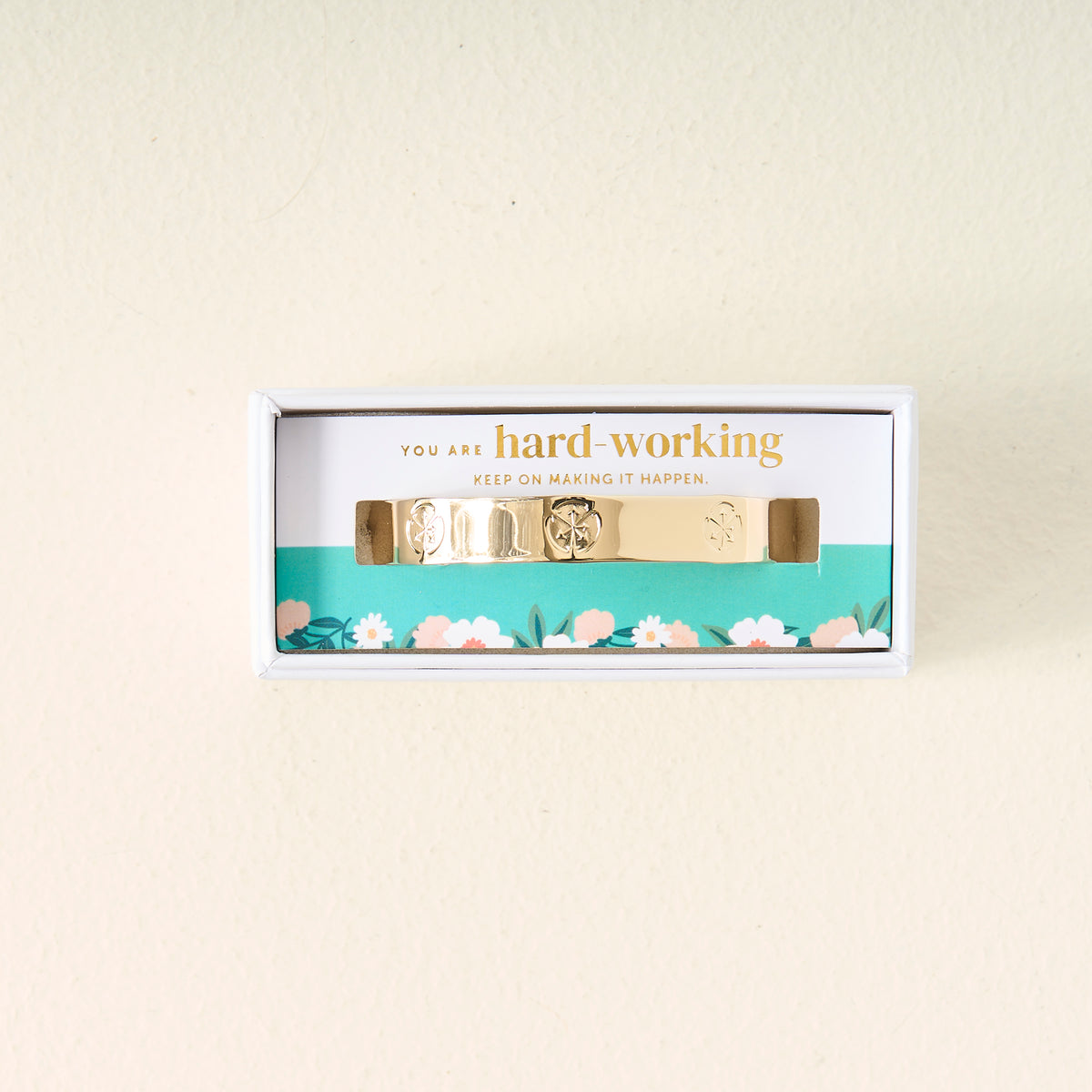 You Are Hard-Working Cuff Bracelet