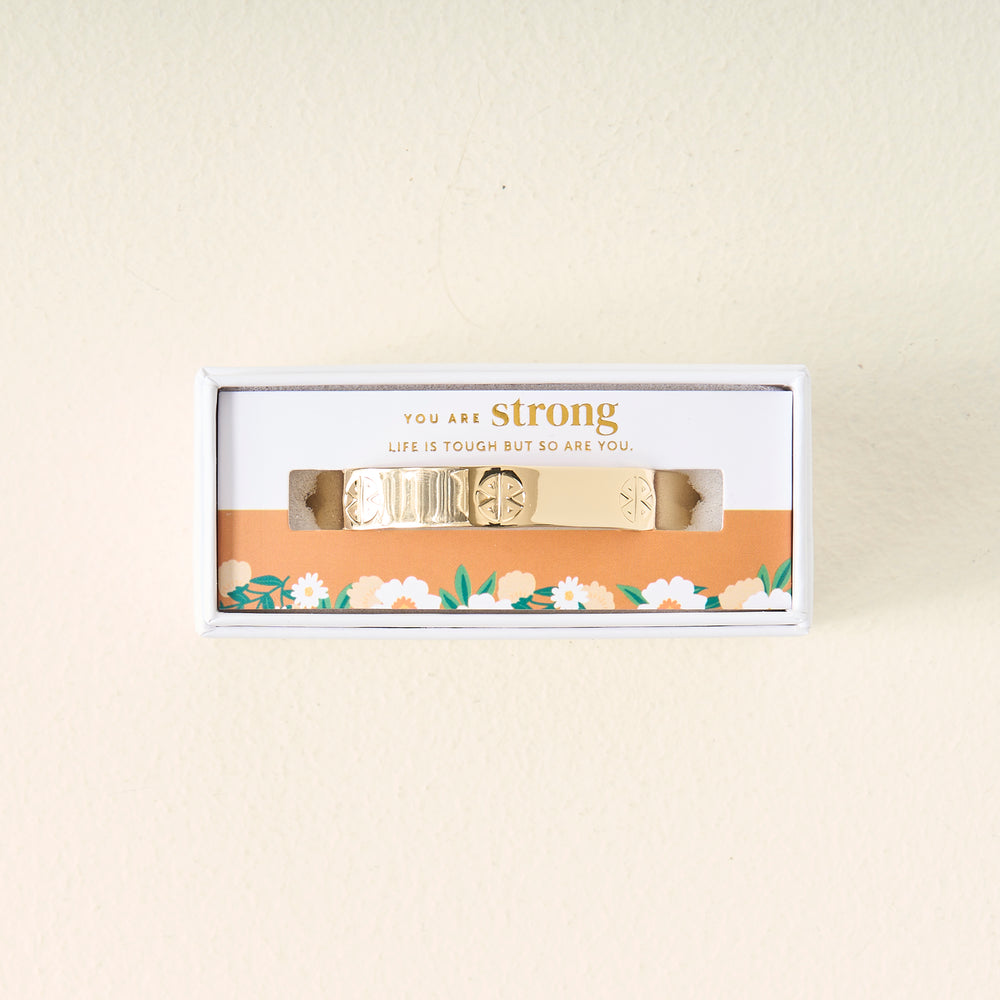 You Are Strong Cuff Bracelet