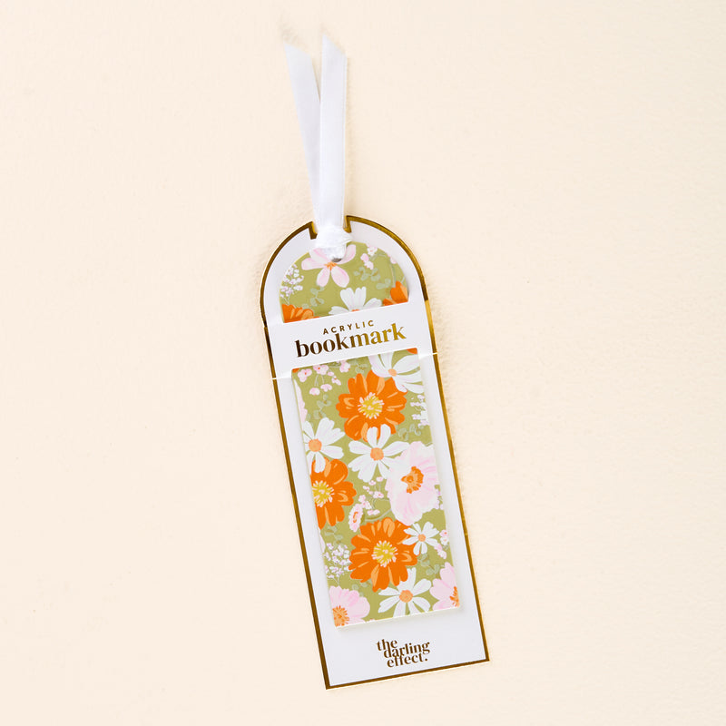 Bouquet Beauty Sage Acrylic Bookmark