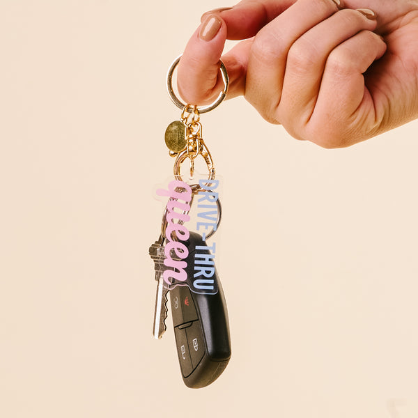 Drive Thru Queen Acrylic Keychain