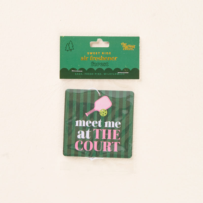 Meet Me at the Court Sweet Ride Car Air Freshener