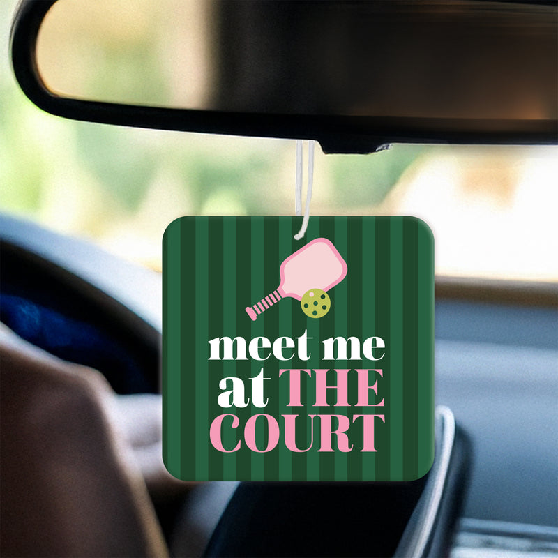 Meet Me at the Court Sweet Ride Car Air Freshener