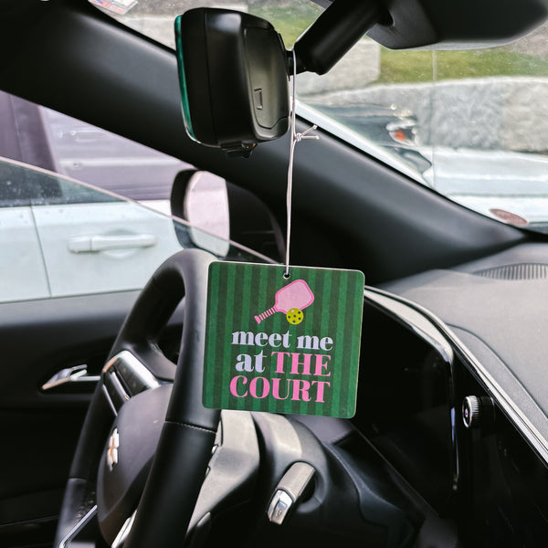 Meet Me at the Court Sweet Ride Car Air Freshener