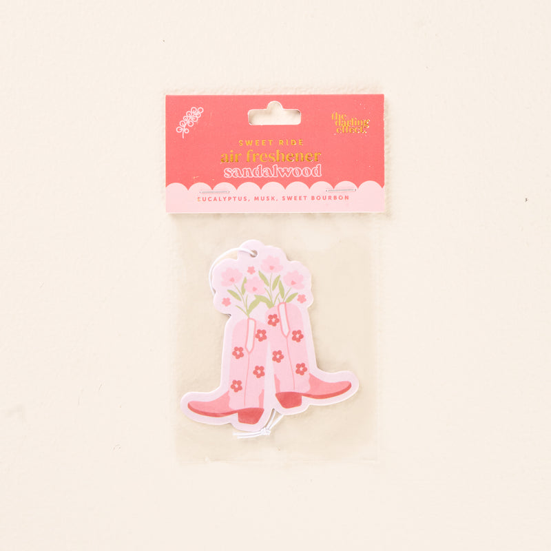 Cowgirl Boots Sweet Ride Car Air Freshener