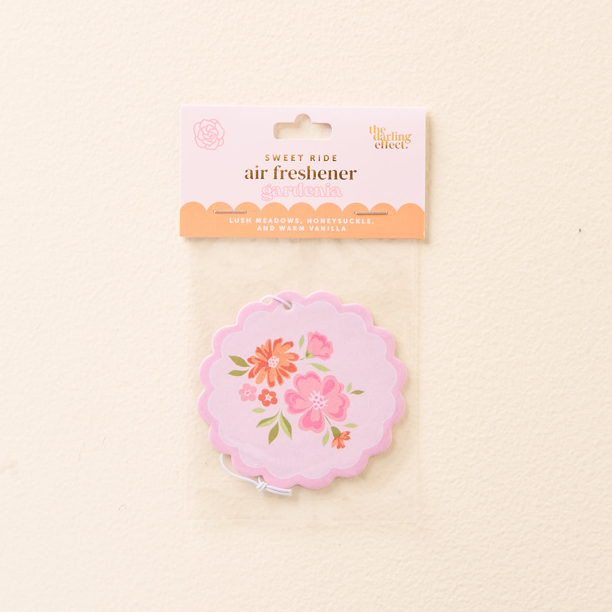 Dainty Floral Pink Sweet Ride Car Air Freshener