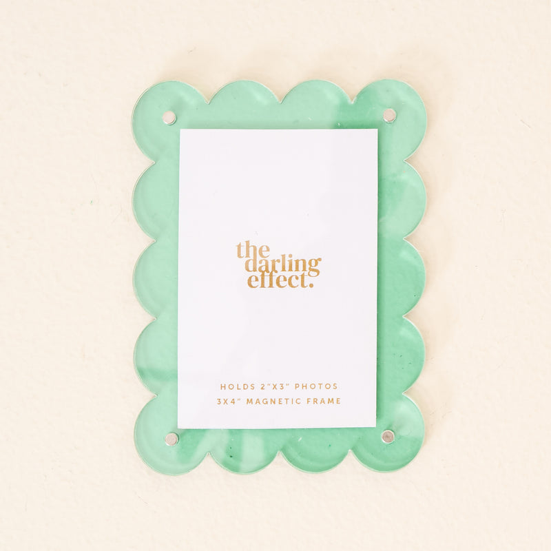 Mint Green Mini Acrylic Picture Frame Magnet