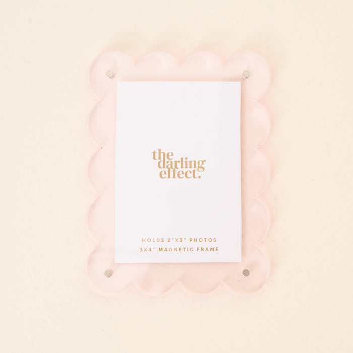 Pale Pink Mini Acrylic Frame Magnet