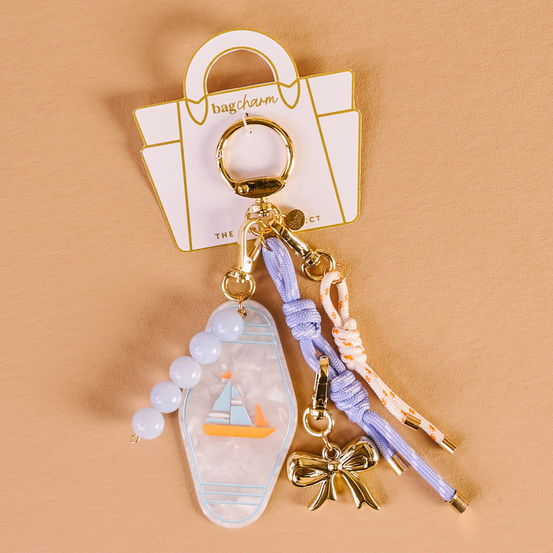 Smooth Sailing Motel Key Bag Charm