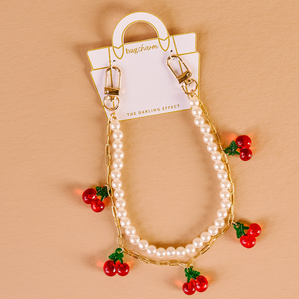 Cherried Away Necklace Bag Charm