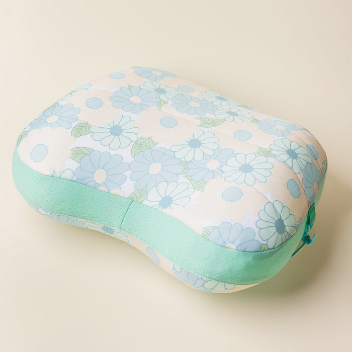 Daisy Craze Aqua Ballast Beach Pillow
