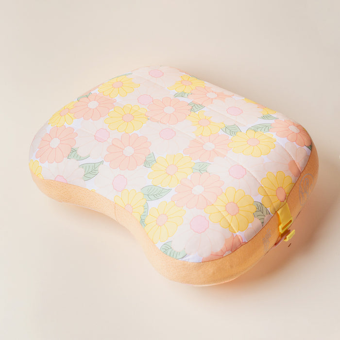 Daisy Craze Peach Ballast Beach Pillow