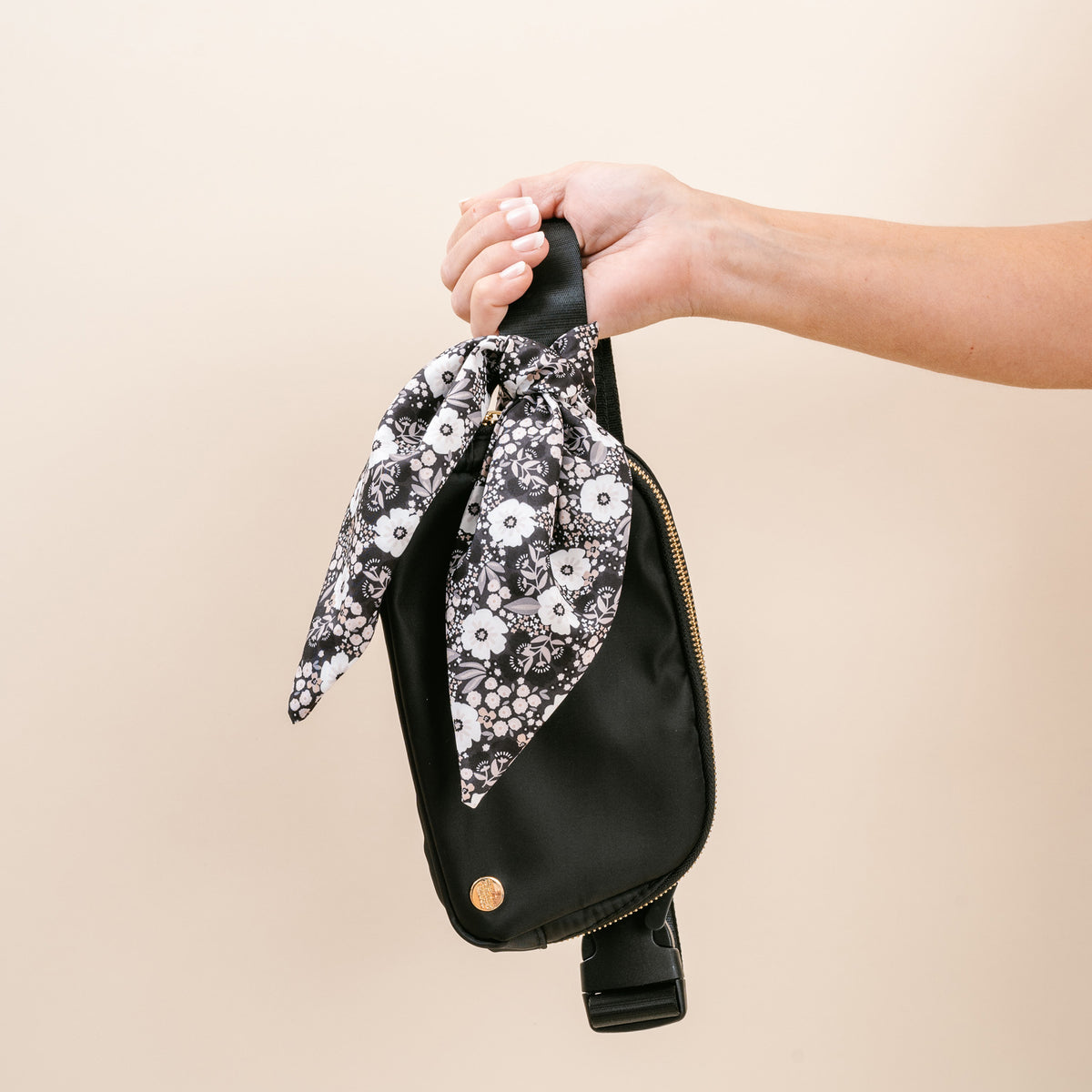 Midnight Black Belt Bag
