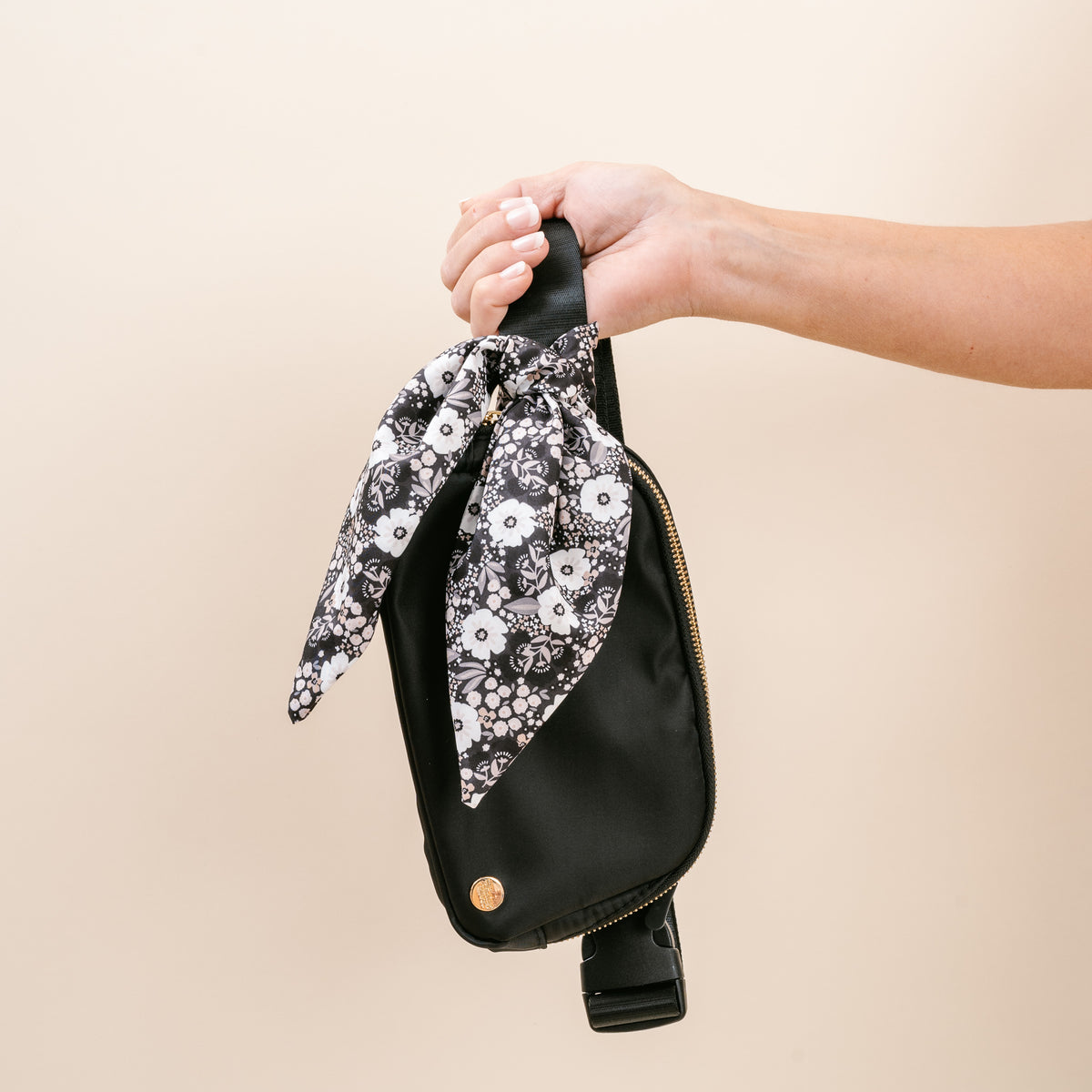 Midnight Black Belt Bag