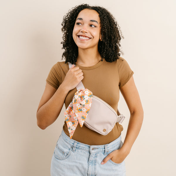 Natural Beige Belt Bag