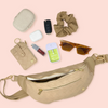 Trendy Luxe Belt Bag - Oat