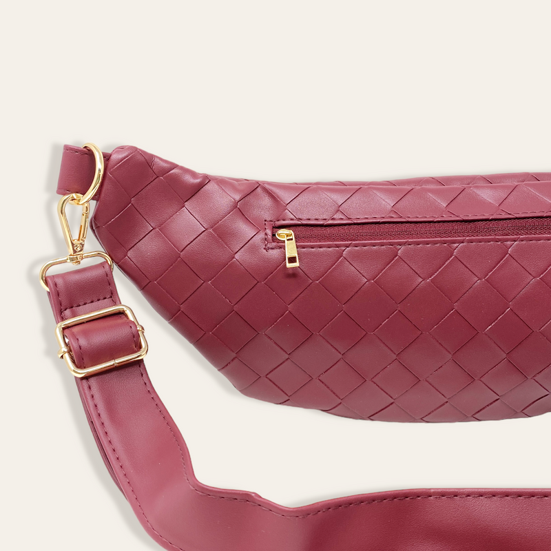 Plum Trendy Luxe Belt Bag