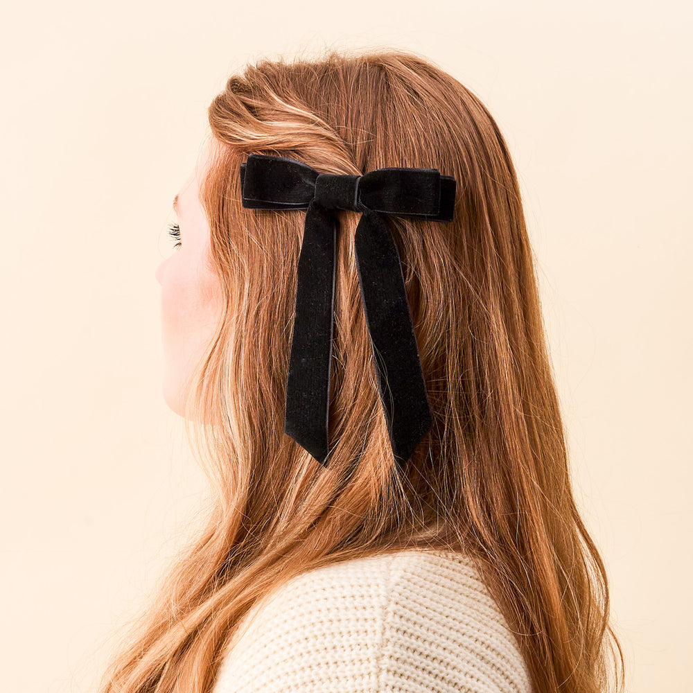 Velvet Hair Bow