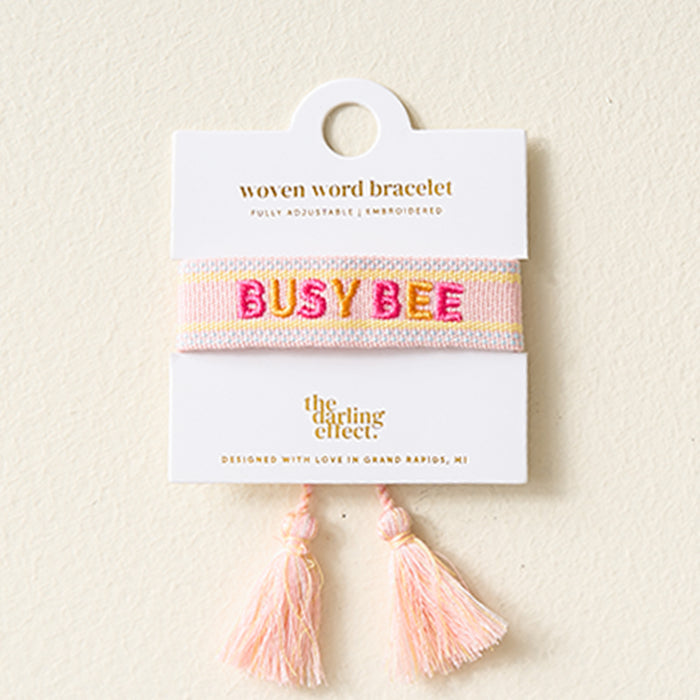 Busy Bee Woven Bracelet