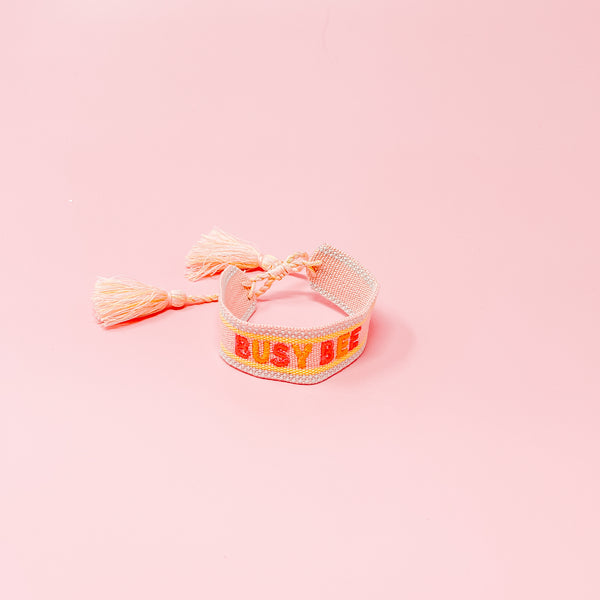 Busy Bee Woven Bracelet
