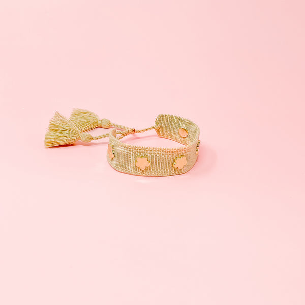 Tan Woven Bracelet