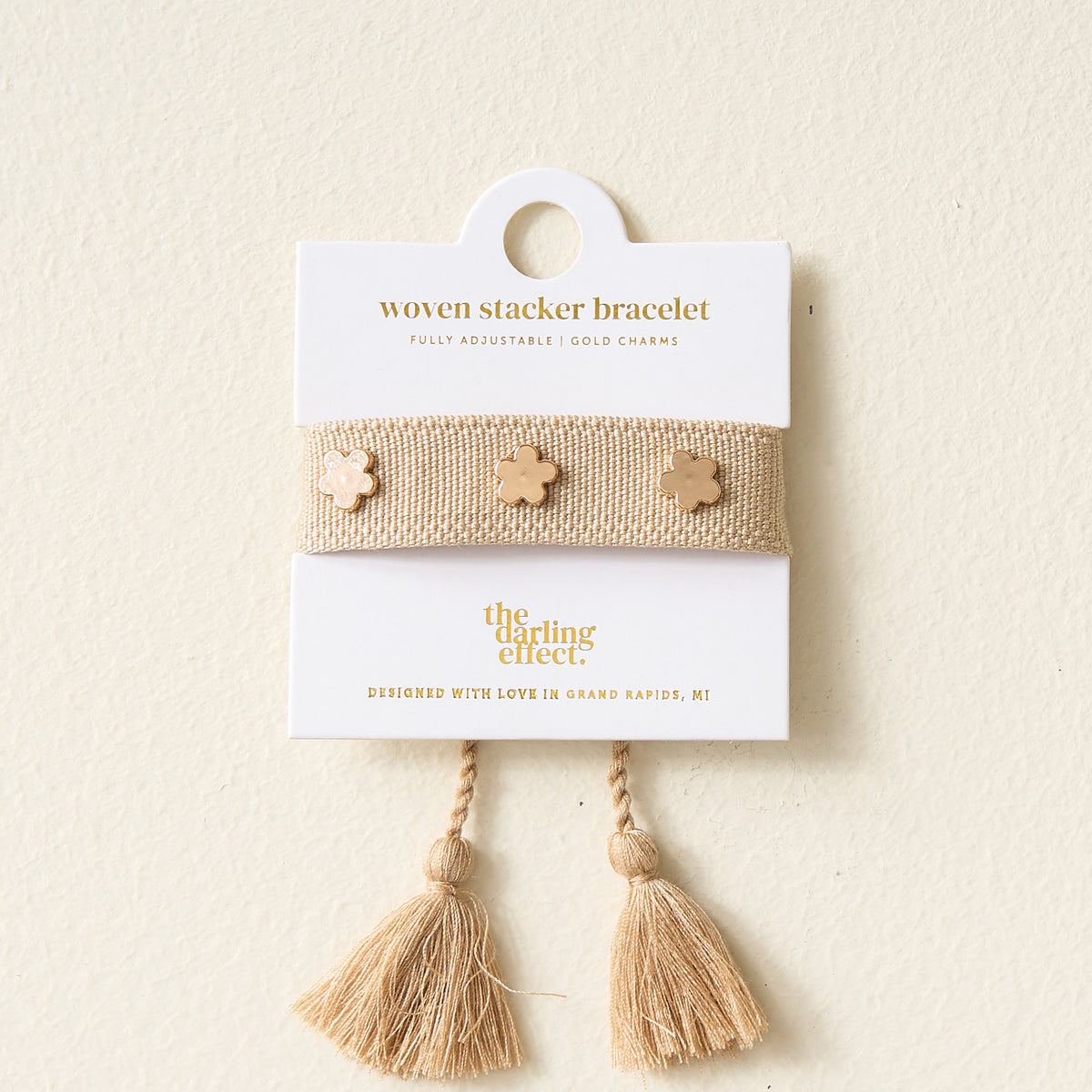 Tan Woven Bracelet