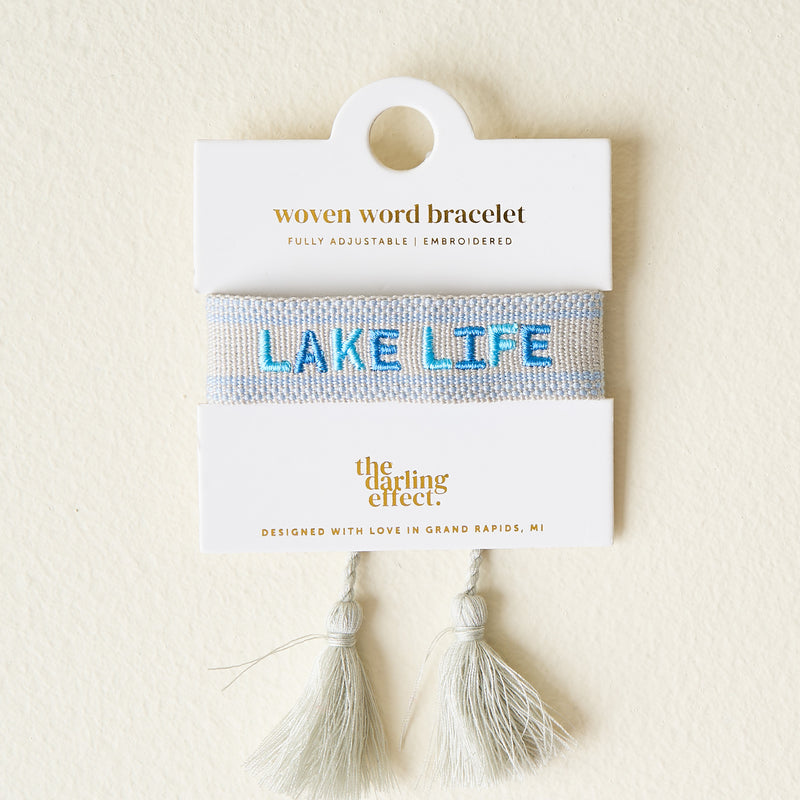Lake Life Woven Bracelet