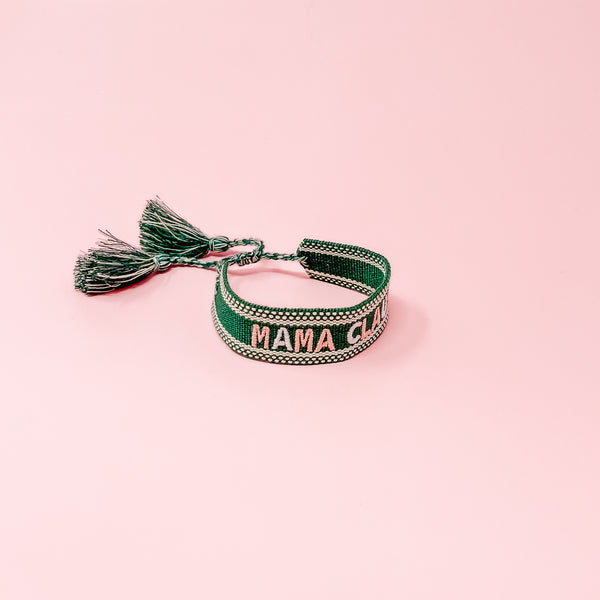 Mama Claus Woven Bracelet