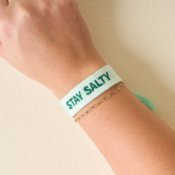 Stay Salty Woven Bracelet