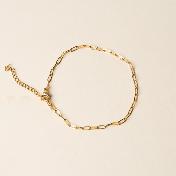 Mia Paper Clip Chain Bracelet