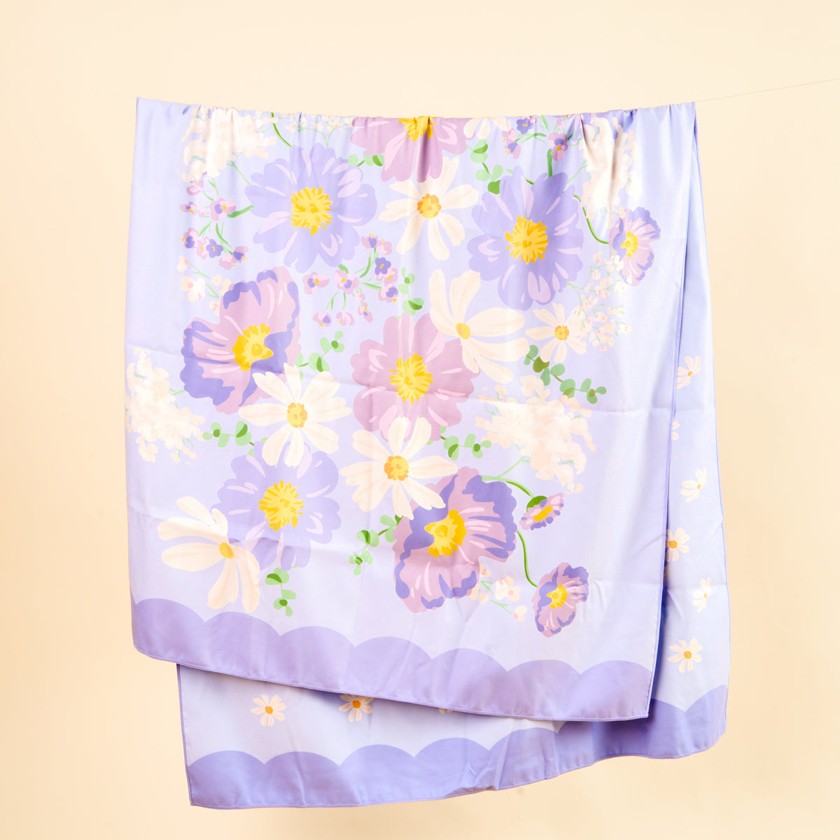 Bouquet Beauty Purple XL Quick-Dry Beach Towel