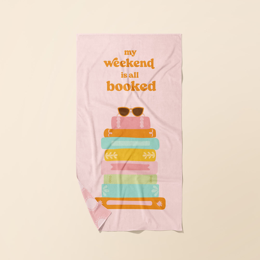 XL Quick-Dry Beach Towel - My Weekend is All Booked