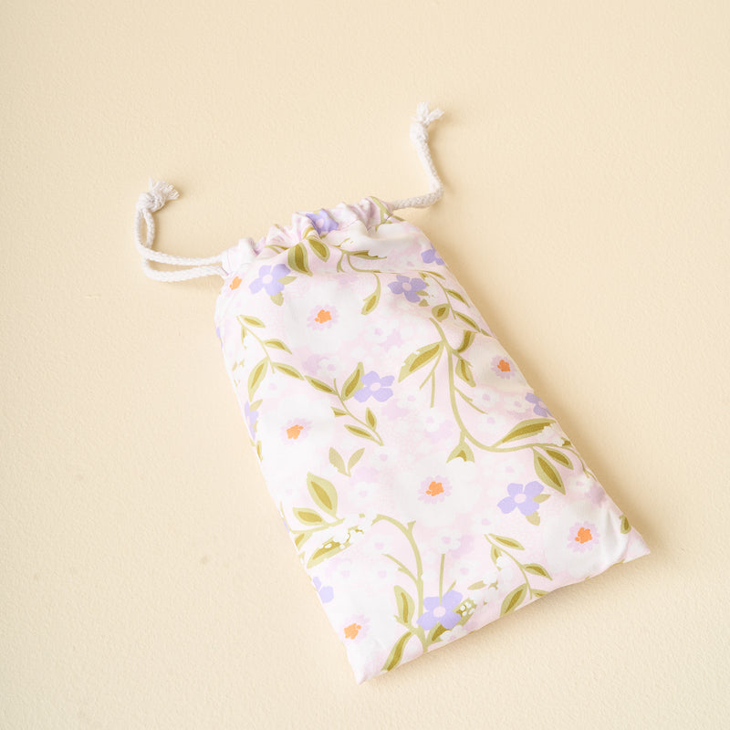 Floral Haven Lilac XL Quick-Dry Beach Towel