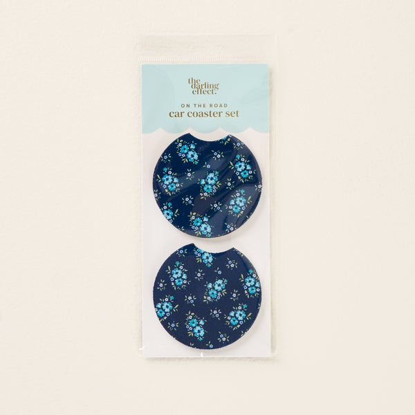 Endless Daydream Navy On the Road Car Coaster Set