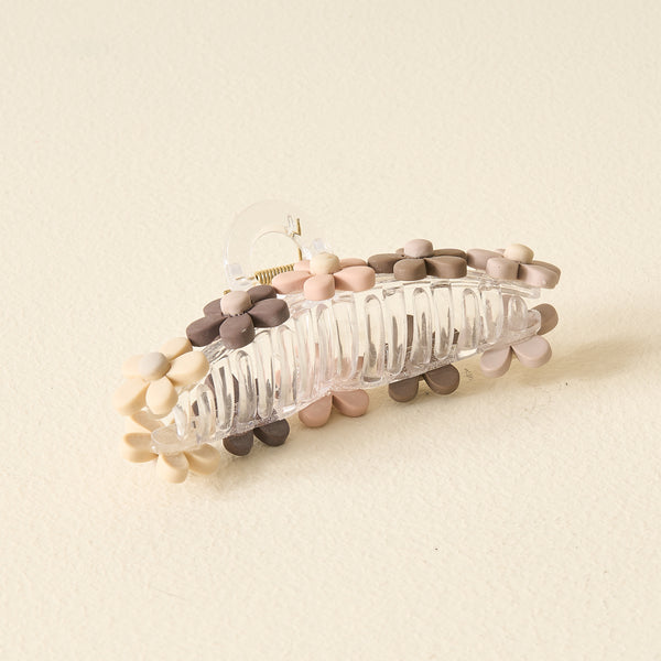 Natural Daisy Claw Clip