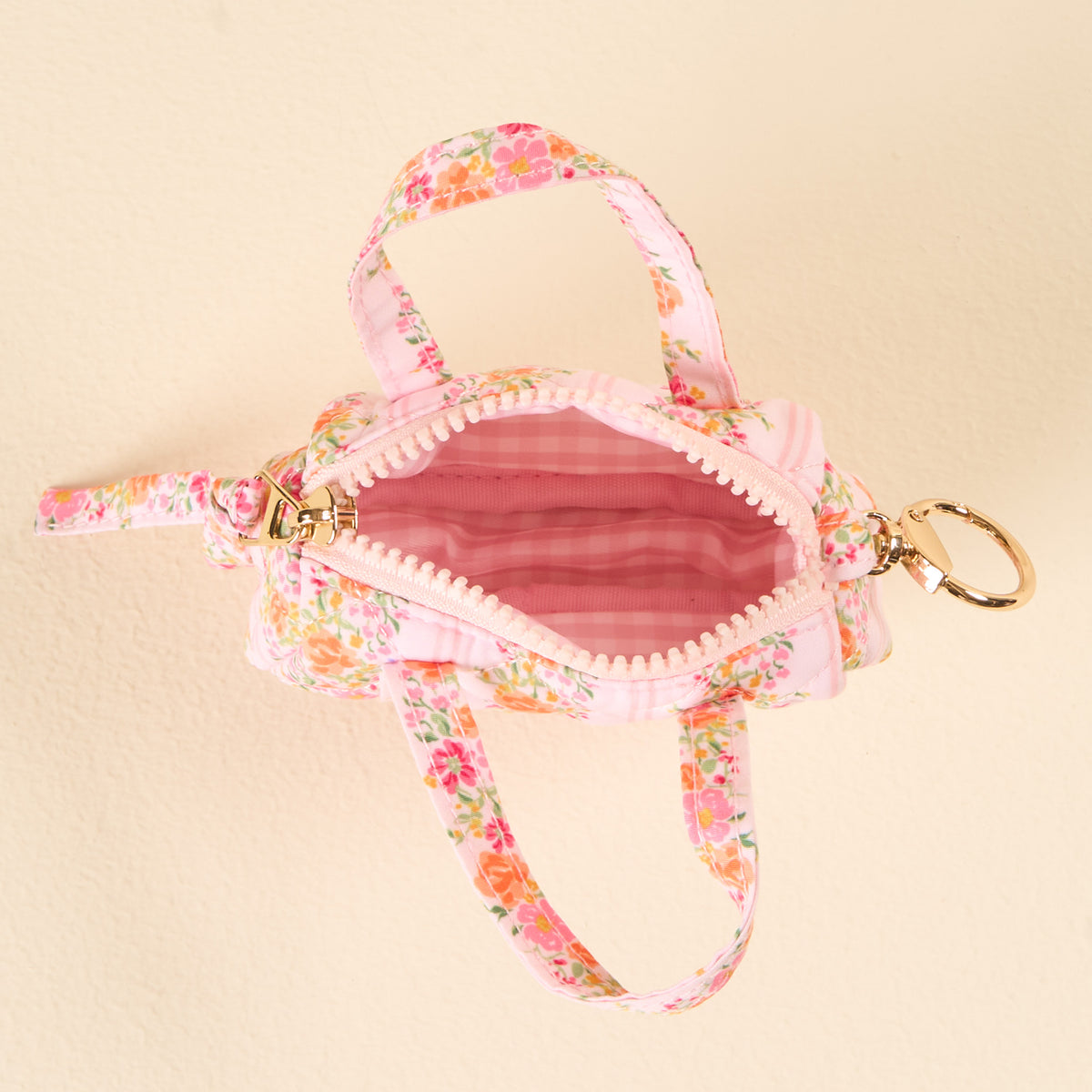 Petal Parade Pink Itty Bitty Duffle Bag Charm