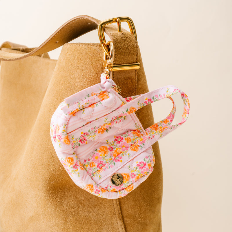 Petal Parade Pink Itty Bitty Duffle Bag Charm